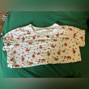 Electric Pink Christmas Crop Top